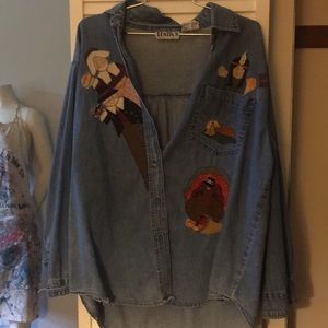 Thanksgiving jean shirt